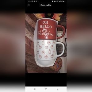 Set of 2 fall mugs